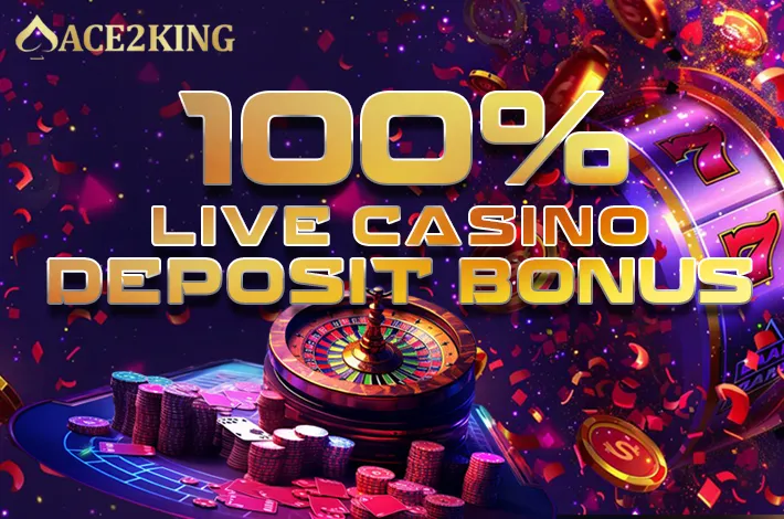 100% Live Casino Deposit Bonus
